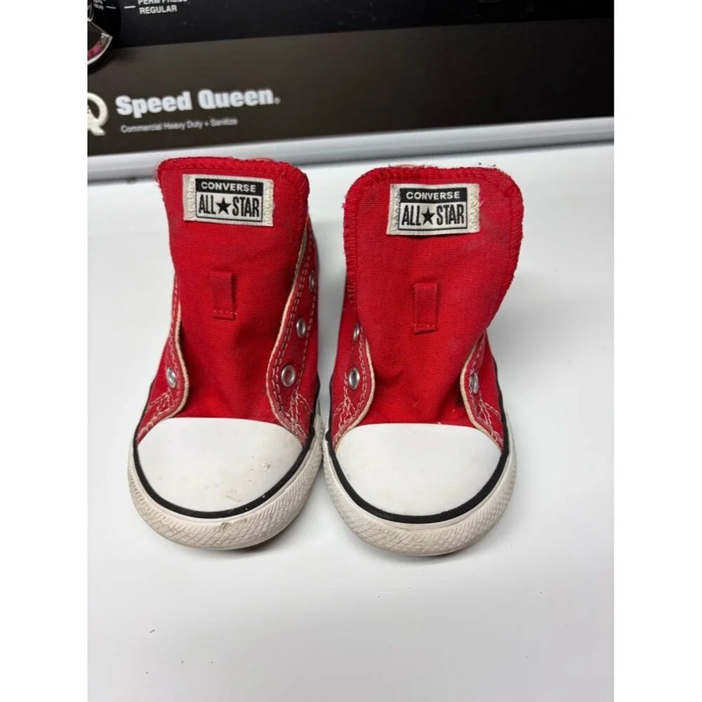 Converse Kids Red Canvas Low-Top